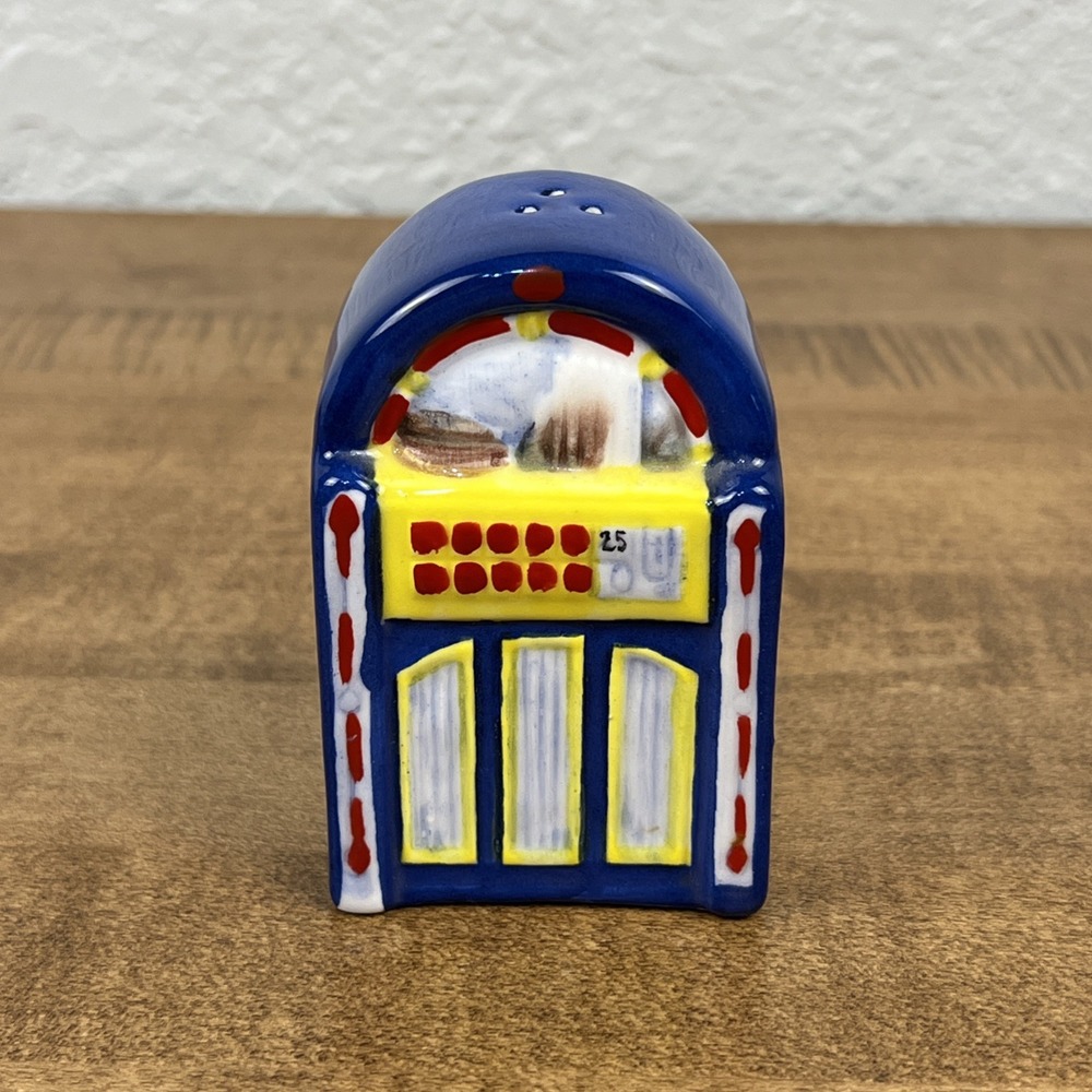 Vintage Jukebox‎ Salt/Pepper Shaker Ceramic